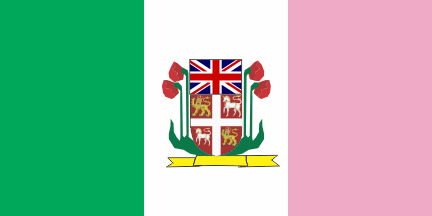 [Flag with badge]