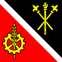 [Flag of Courchapoix]