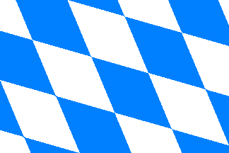 [Lozengy Civil and State Flag (Bavaria, Germany)]
