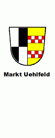 [Uehlfeld town banner]