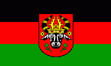 [Parchim flag w/ CoA]