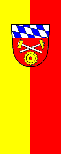 [Burglengenfeld county banner 1972 (Germany)]