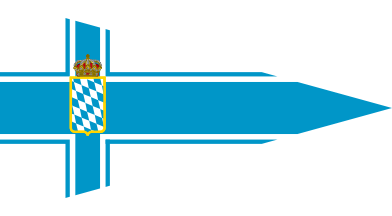 [Bayerischer Yacht-Club pennant 1913 and 1933]