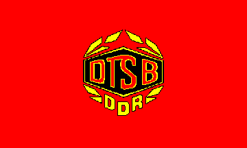 [German Athleticscs and Sports Federation (red/East Germany)]