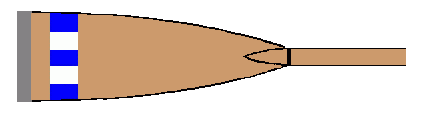 [Hamburger Ruderinnen-Club blade (German RC)]