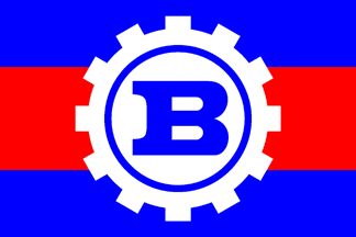 [VEB Bagger-, Bugsier- und Bergungsreederei until 1989, flag variant in a navigation encyclopedia (East Germany)]
