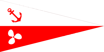 [Pennant of The Aarhus Sailing Club "The Bay"]