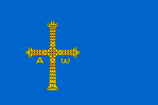 [Ceremonial Flag of Asturias (Spain)]