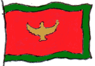 [Kingdom of Bali flag, Indonesia]