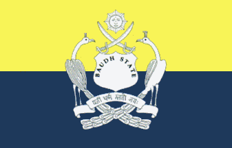 [Baudh royal flag]