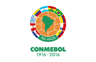[The flag of the Confederaci&oacute;n Sudamericana de F&uacute;tbol]