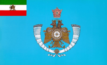 [Persian imperial standard]