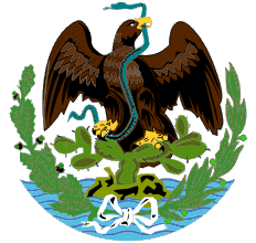 [Coat of arms of Mexico: 30 December 1880-31 December 1898.
	By Juan Manuel Gabino Villasc&aacute;n]