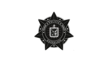 Police flag of Guadalupe