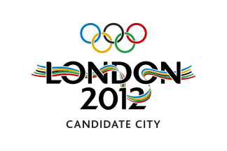 [London 2012 bid flag]