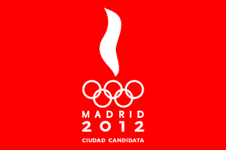 [Madrid 2012 bid flag]