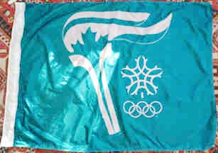 [Flag of the 15th Olympic Winter Games: Calgary 1988]
