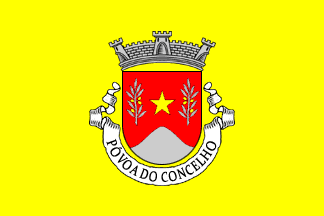 [Póvoa do Concelho commune flag]
