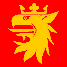 [flag of Scania county]
