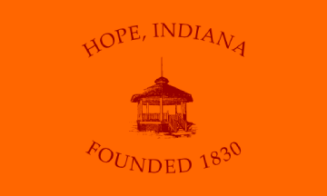 [Fall flag of Hope, Indiana]