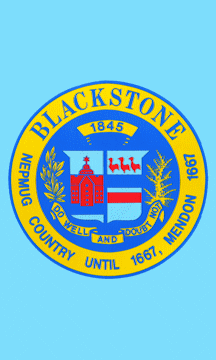 [Flag of Blackstone, Massachusetts]