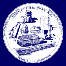 [flag of Hildebran, North Carolina]