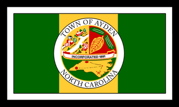 [flag of Ayden, North Carolina]