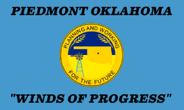 [Flag of Piedmont, Oklahoma]