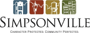 [Previous Logo of Simpsonsville, South Carolina]