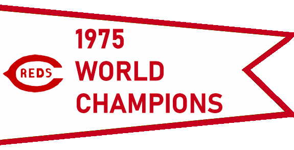 [Cincinnati Reds World Series flag example]