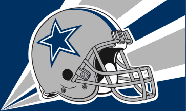 [Dallas Cowboys fan helmet flag]