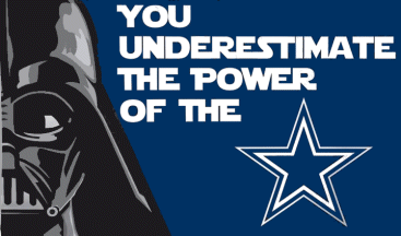[Dallas Cowboys Darth Vader flag]
