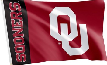 [Supporters flag]