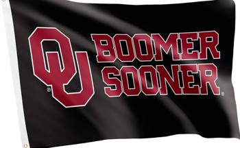 [Supporters flag]
