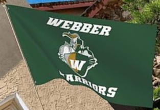 [Supporters flag]