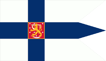 [Finnish naval ensign]