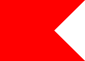 [a swallowtail flag]