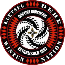 [Flag of Cortina Rancheria, California]