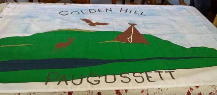 [Golden Hill Paugussett, Connecticut flag]