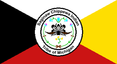 [Saginaw Ojibwe (Chippewa) - Michigan flag]