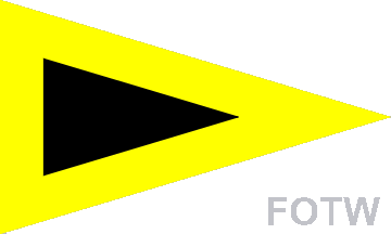 Beach yellow and black flag variant