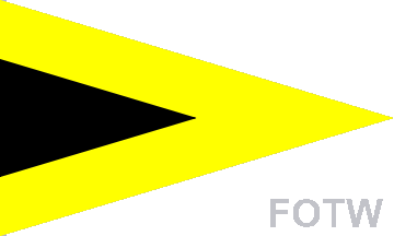 Beach yellow and black flag variant