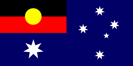[Another proposed flag - Aboriginal design]