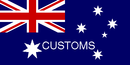 [Australian Customs flag]