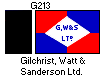[Gilchrist, Watt & Sanderson Pty. Ltd. houseflag and funnel]