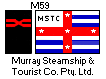 [Murray Steamship & Tourist Co. Pty. Ltd.  houseflag and funnel]