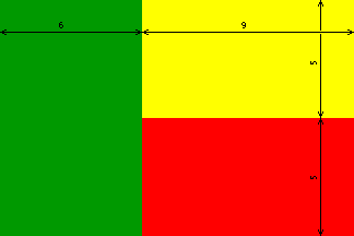 [Benin flag construction sheet]