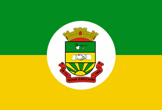 [Flag of Nova Erechim,
SC (Brazil)]