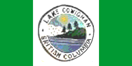 [flag of Lake Cowichan]