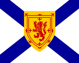 Banner 3x5 ft AZ FLAG Nova Scotia Flag 3' x 5' Canadian Region of Nova Scotia Flags 90 x 150 cm Canada